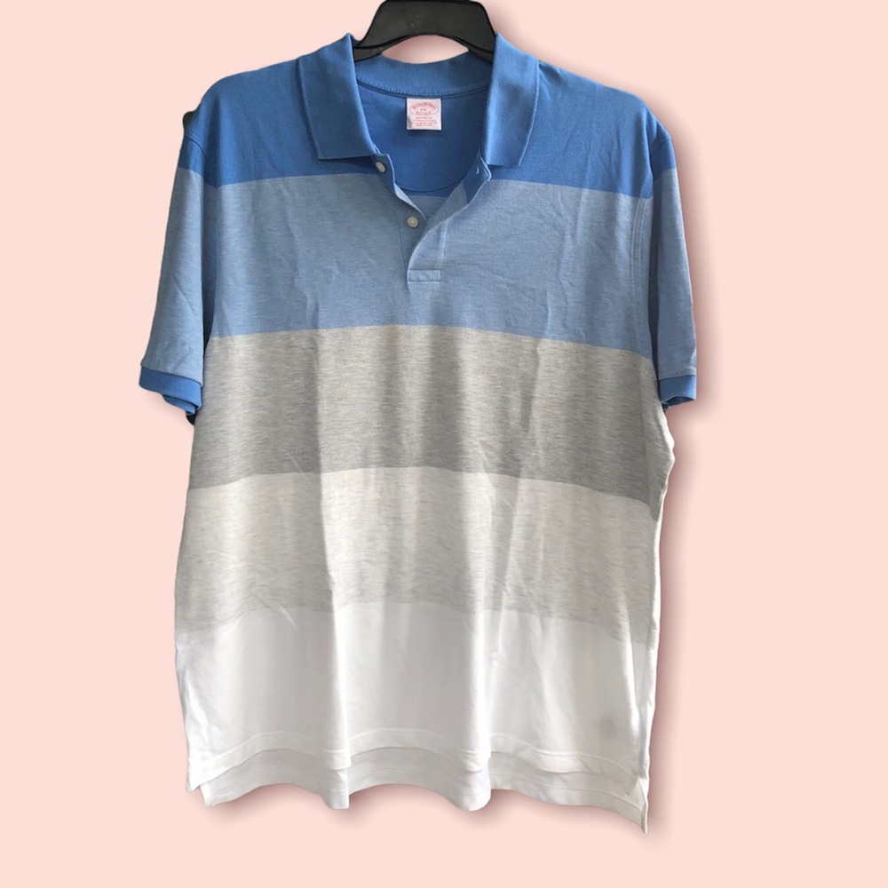 Brooks Brothers 100% Cotton Multicolor Men’s Short Sleeves T-shirt Sz XXL